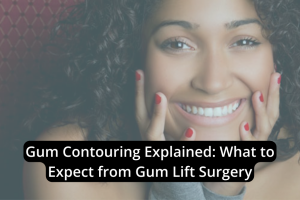 Gum contouring explains what to expect from gum lift surgery.